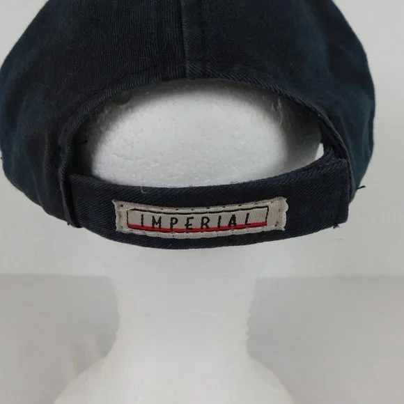 Eaglewood Golf Course Utah Men Adjustable Blue Golf Hat Embroidered Hook Loop - Picture 6 of 10